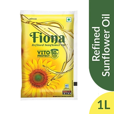 Fiona Sun Flower Oil Pouch 1Ltr