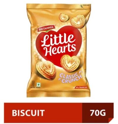 Britannia Little Hearts Classic Crunch Sweet & Salty Biscuit  (70 g)