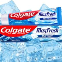 Colgate MaxFresh Toothpaste Blue Gel Paste with Menthol Toothpaste, (150g)