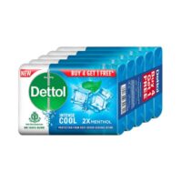 Dettol Icy Cool Bathing Soap (4x100g)
