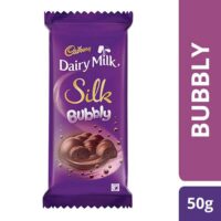 Cadbury Dairy Milk Silk Bubbly Chocolate Bars (50 g)