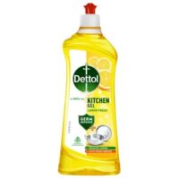 Dettol Kitchen Slab and Dishwash Liquid Dish Cleaning Gel (Lemon Fresh), 750 ml