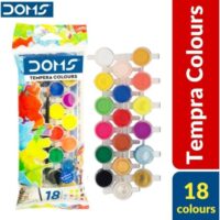 Doms Tempera colours  (Set of 18, Multicolor)