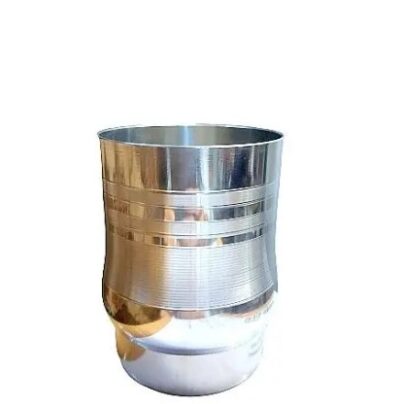 Fancy Stainless Steel Glass Pack Of 6