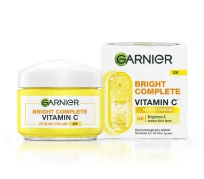 Garnier Bright Complete Vitamin C Serum UV Cream, (45 g)