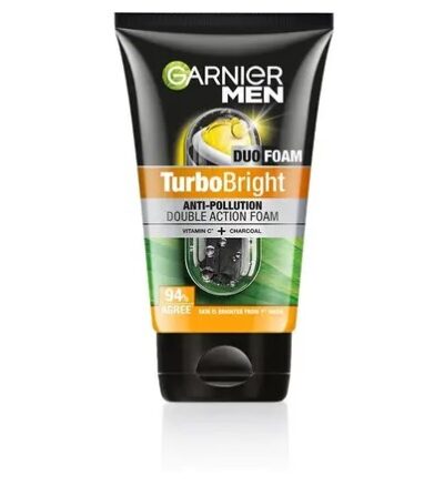 Garnier Men Turbo Bright Charcoal Face Wash, (50 g)