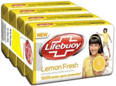 Lifebuoy Lime Fresh Soap (4x100g)