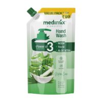 Medimix Neen Tulsi Aloe Veera Hand Wash Pouch  (675 ml)