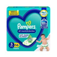Pampers Small Size Baby Diapers (4-8kg) 56 Count