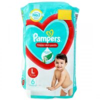 Pampers Large Size Baby Diapers (8-12kg) 6 Count