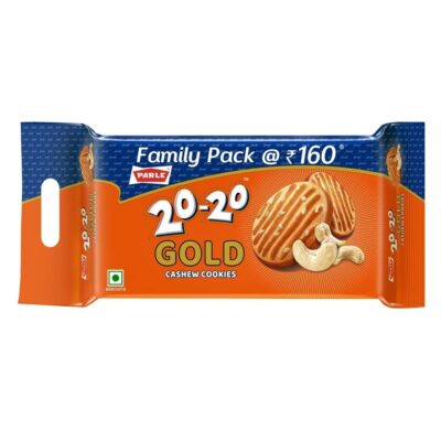 Parle 20-20 Gold Cashew Cookies Cookies, 600g