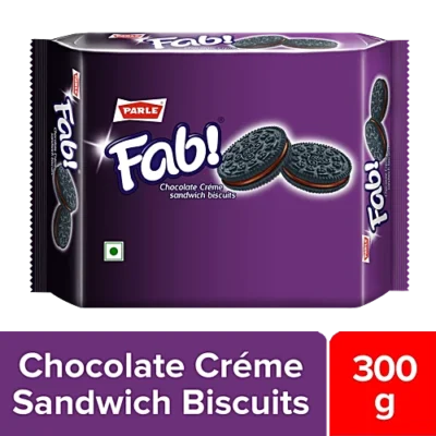 Parle Fab Vanilla Creme Sandwich Biscuits, 300g - Image 3