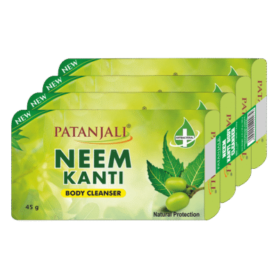 Patanjali Neem Kanti Body Cleanser Soap (4x150g)