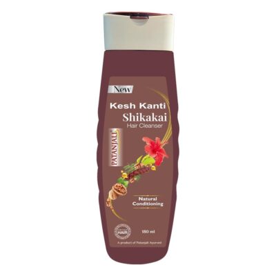 Patanjali Kesh Kanti Shikakai Hair Cleanser Silky Hair (180 ml)