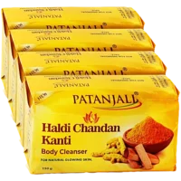 Patanjali Haldi Chandan Kanti Body Cleanser Soap (3x150g)