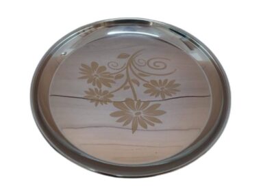 Stainless Steel Double Wall Round Plate