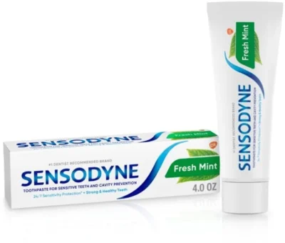 Sensodyne Sensitive Fresh Mint Toothpaste, (75g)