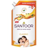 Santoor Classic Hand Wash Pouch (650 ml)