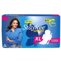 Stayfree Secure Cottony XL Wings Sanitary Pad (Pack of 18)