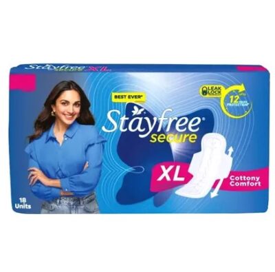 Stayfree Secure Cottony XL Wings Sanitary Pad (Pack of 18)