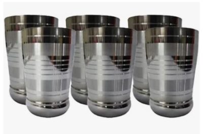 Stainless Steel Glass Set of 6