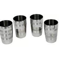 Stainless Steel Glass 3Inch(Set of 4)