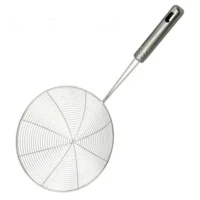 Stainless Steel Deep Fry Strainer With Steel Handle
