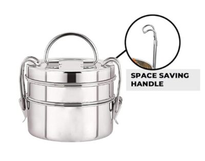 2 Tier Stainless Steel Tiffin Box
