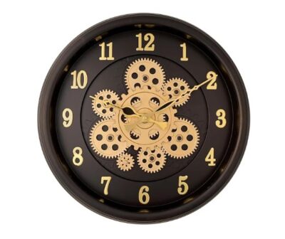 Wall Clock - Chrono Gear Gold 1002