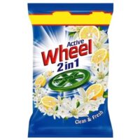 Wheel Active 2 in 1 Blue Detergent Powder,  (1 Kg)