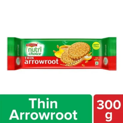 Britannia NutriChoice Thin Arrowroot Biscuits, 300g