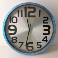 Wall Clock - Bold Tick Silver 1016