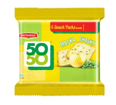 Britannia 50-50 Maska Chaska Biscuits 105 g