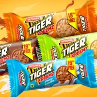 Britannia Tiger Cream Biscuits Chocolate 43 g X12 no