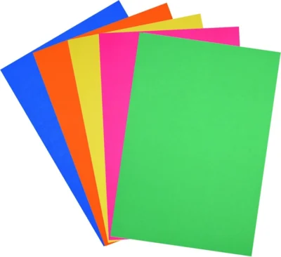 Multipurpose Plain A4 80 gsm Coloured Paper 20 Sheet