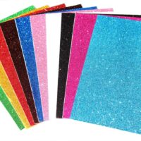 A4 Glitter Foam Sheet Sparkles 2 mm Thick Different Color 10 Sheet