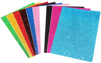 A4 Glitter Foam Sheet Sparkles 2 mm Thick Different Color 10 Sheet
