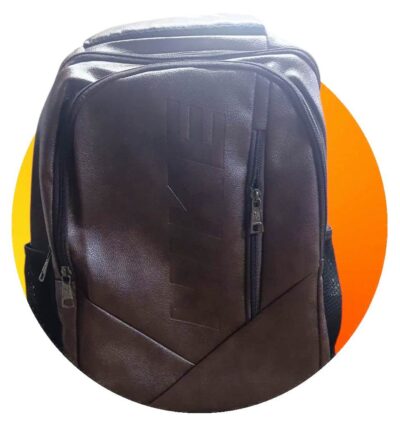 Large 35 L Laptop Backpack Leather Backpack For Men  (Brown)