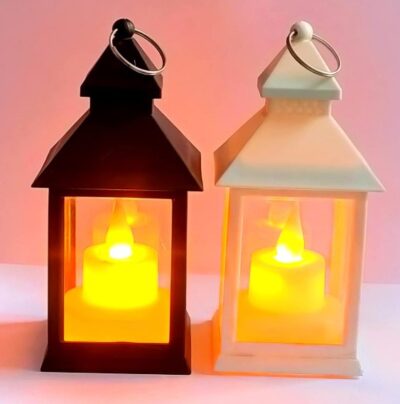 Lamp/Led Light Lantern Candle Hanging Lantern Set Of 2