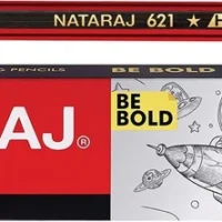 NATARAJ 621 HB Be Bold Pencil Pencil (Pack Of 10 Pencil)