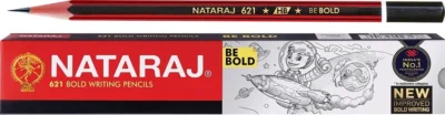 NATARAJ 621 HB Be Bold Pencil Pencil (Pack Of 10 Pencil)
