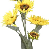 Artificial Sunflower with 5 Head (3.3 ft)
