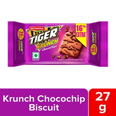 Britannia Tiger Krunch Chocochips 32 g x 12 no