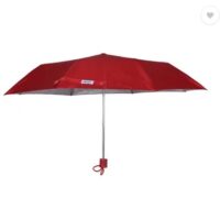 English 3 Fold Super Mini Umbrella (Red)
