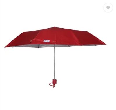 English 3 Fold Super Mini Umbrella (Red)