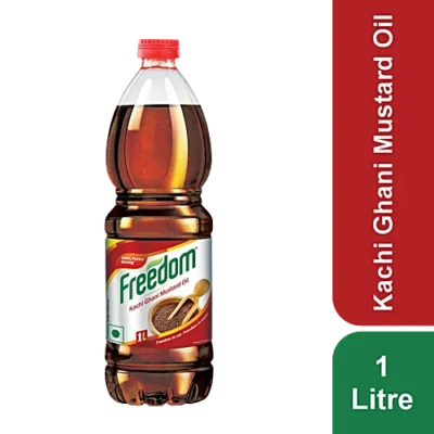 Freedom Kacchi Ghani Mustard Oil Btl 1 Ltr