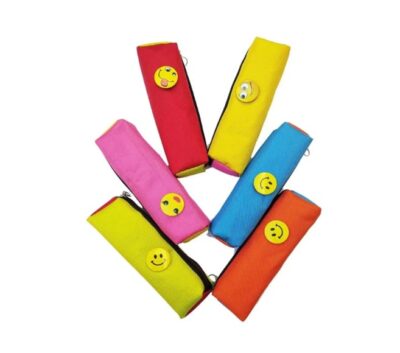 Smiley Stationery PouchPencil Pouch(Pack of 6, Multicolor)