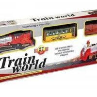 Train World Toy Train with Flash Lights and Music - 27 Piece Set