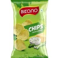Bikano Cream & Onion Chips  (75 g)