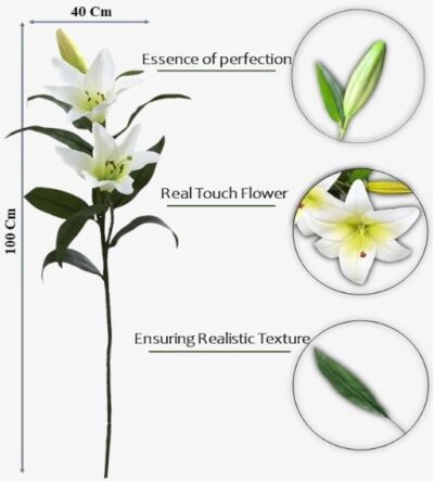 Artificial Lily Flower Bunch - Image 2